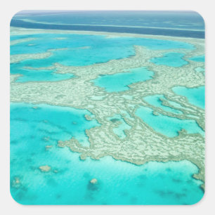 Australia, Queensland, Whitsunday Coast, Great 7 Square Sticker
