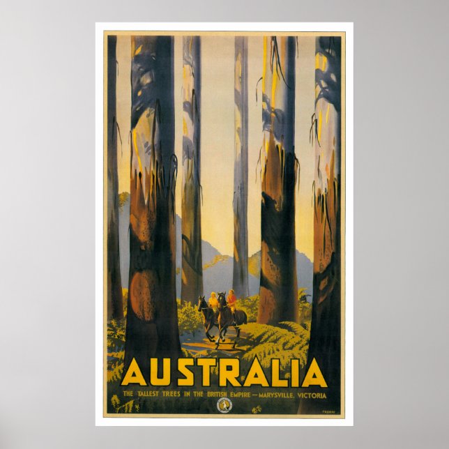 Australia Retro Travel Poster (Front)
