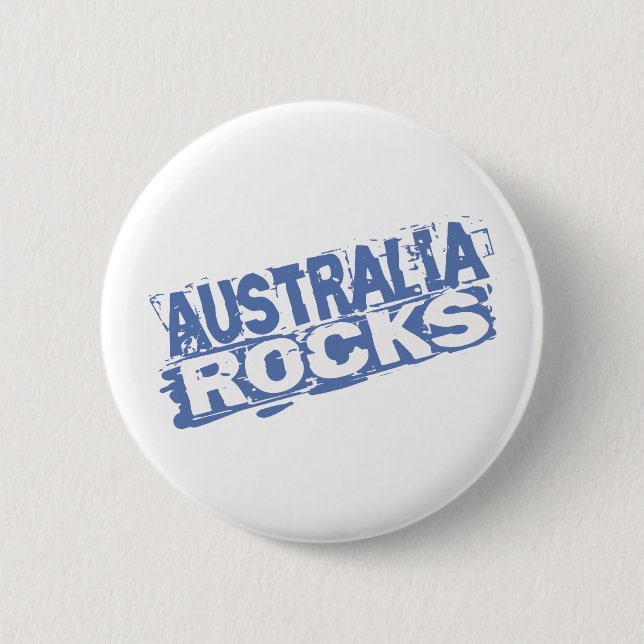 Australia Rocks 2 Inch Round Button (Front)
