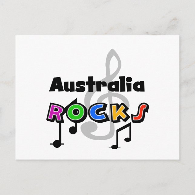 Australia Rocks Postcard (Front)