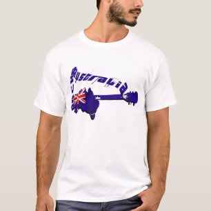 Australia rocks retro worn look T T-Shirt