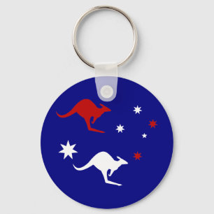 Australia roo and Cross Key Ring