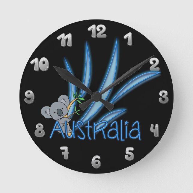 Australia Round Clock (Front)
