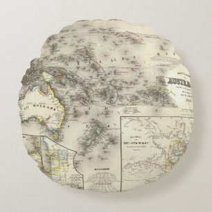 Australia Round Pillow
