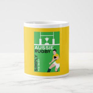 Australia Rugby Player Large Coffee Mug