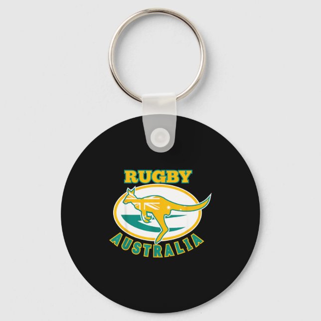 Australia Rugby, Wallabies Rugby Jersey, Australia Keychain (Front)