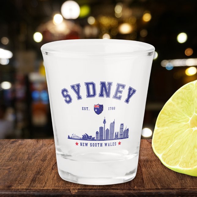 Australia’s Sydney Urban Skyline Shot Glass (Creator Uploaded)