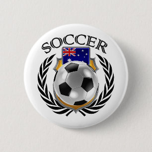 Australia Soccer 2016 Fan Gear 2 Inch Round Button