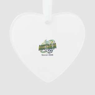 Australia Soccer 2026 Soccer Bold Country Typograp Ornament