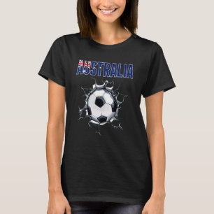 Australia Soccer Fans - Australian Football In Cra T-Shirt