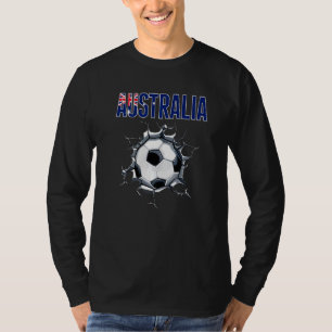 Australia Soccer Fans - Australian Football In Cra T-Shirt