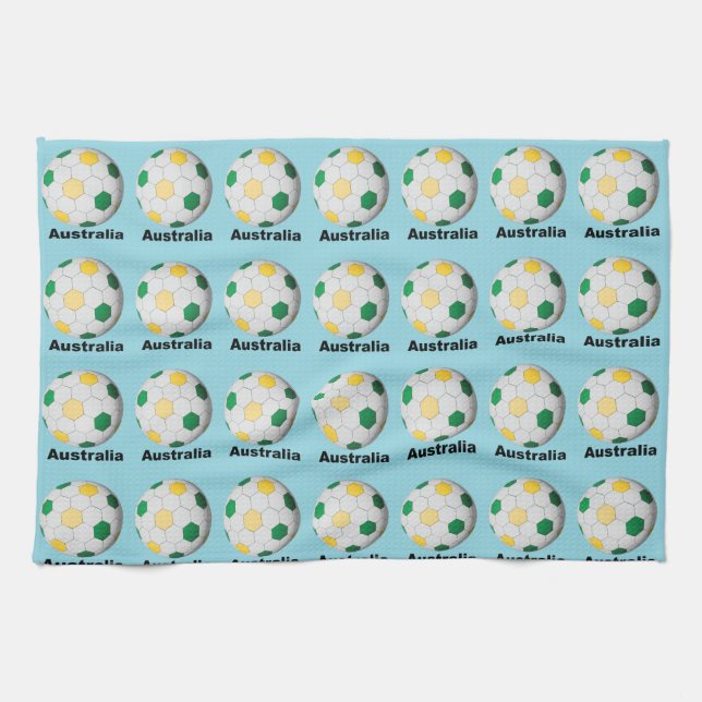 Australia Soccer Kitchen Towel (Horizontal)