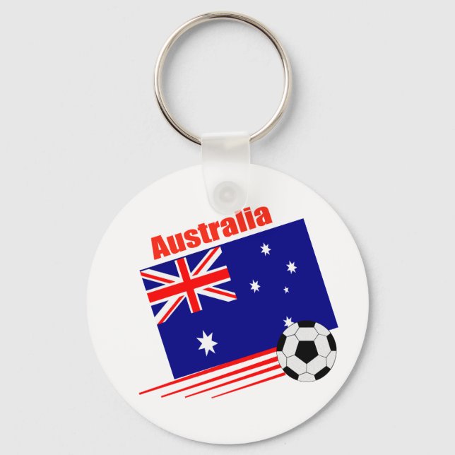 Australia Soccer Team Keychain (Front)