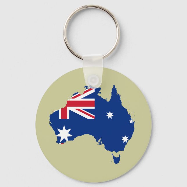 Australia stub, Australia Keychain (Front)