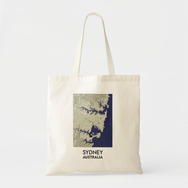 Australia Sydney city map Tote Bag (Front)