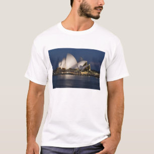 Australia, Sydney. Opera House at night on T-Shirt