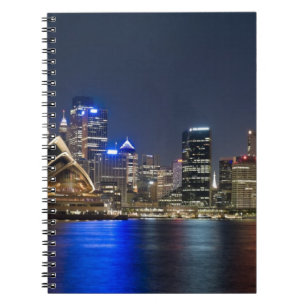 Australia, Sydney. Skyline with Opera House seen Notebook