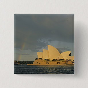 Australia, Sydney, Sydney Opera House, 2 Inch Square Button