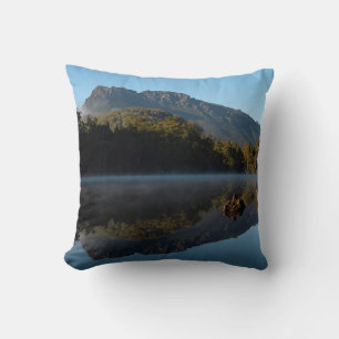 Australia Tasmania Lake Reflections Photo Throw Pillow