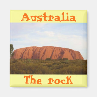 Australia the rock cool magnet design
