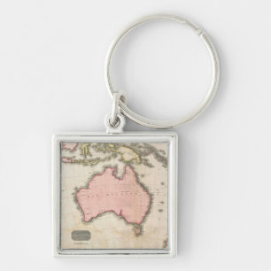 Australia & the South West Pacific Keychain