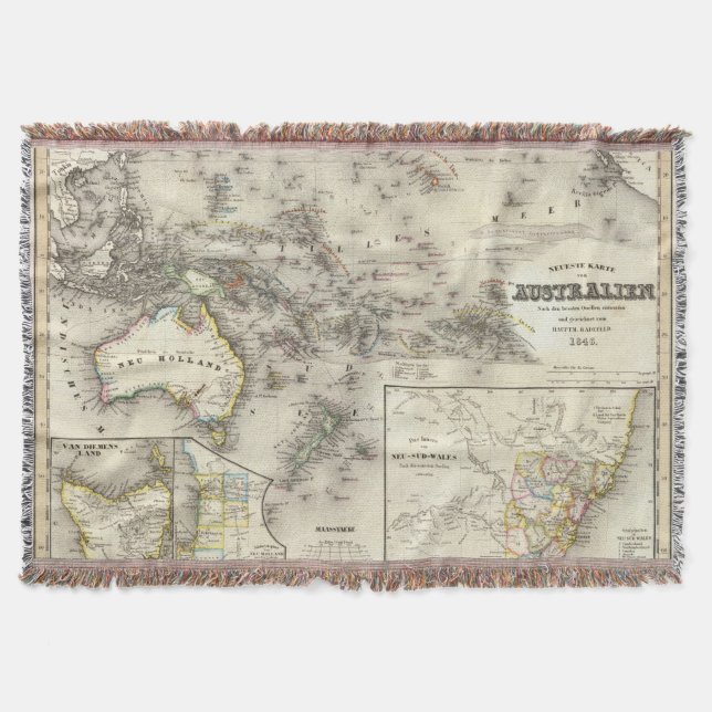 Australia Throw Blanket (Front)