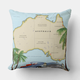 Australia Throw Pillow