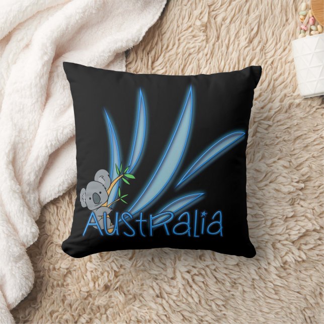 Australia Throw Pillow (Blanket)