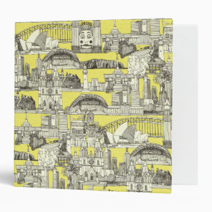 Australia toile de jouy binder