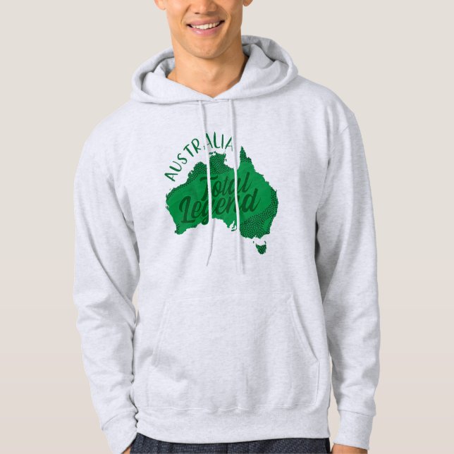 AUSTRALIA TOTAL LEGEND GREEN HOODIE (Front)