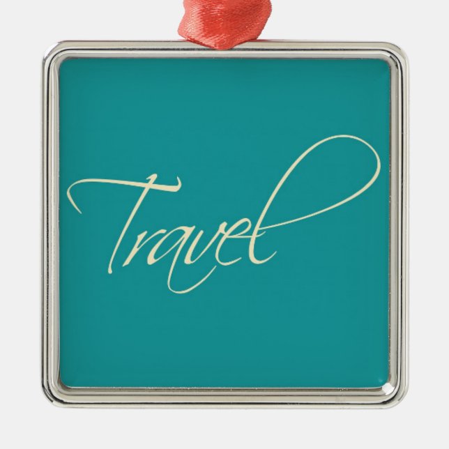 Australia:Travel Metal Ornament (Front)