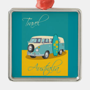 Australia:Travel Metal Ornament