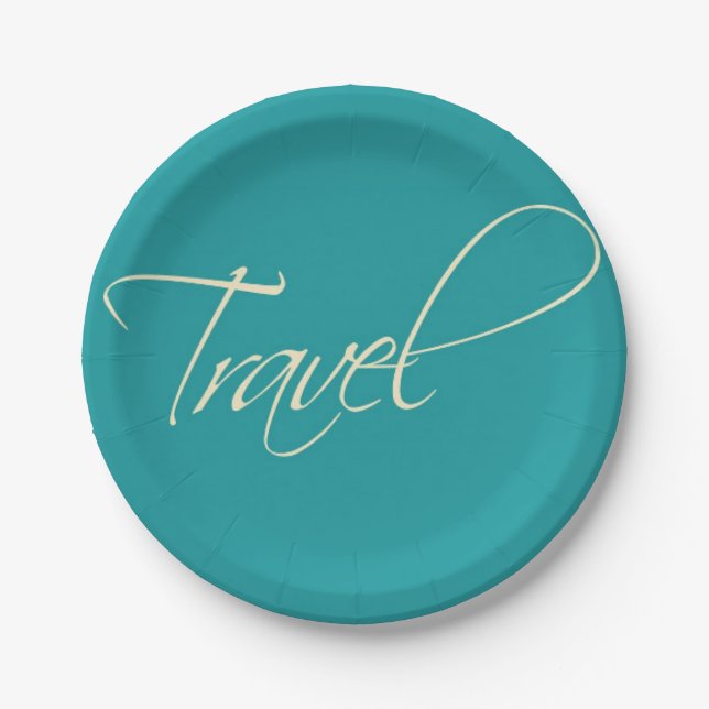 Australia:Travel Paper Plate (Front)