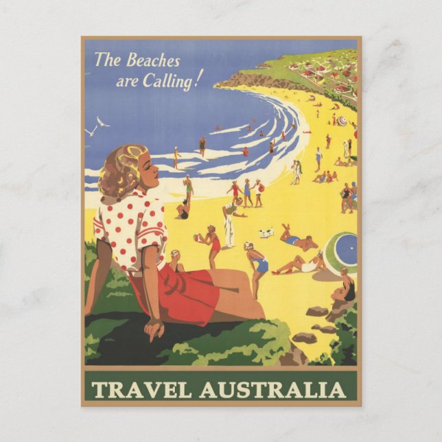 Australia Travel Postcard (Front)
