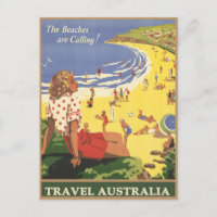 Australia Travel Postcard