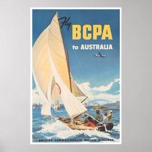 Australia Travel Poster Australian Print BCPA Art