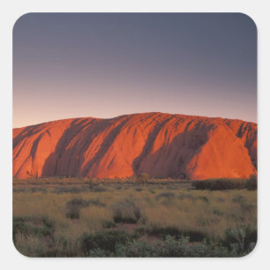 Australia, Uluru National Park. Uluru or Square Sticker