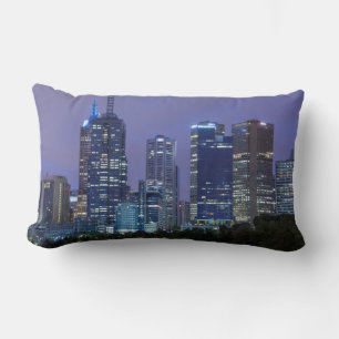 Australia, Victoria, Melbourne, skyline along Lumbar Pillow
