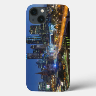 Australia, Victoria, Melbourne, skyline with iPhone 13 Case