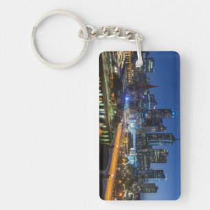 Australia, Victoria, Melbourne, skyline with Keychain