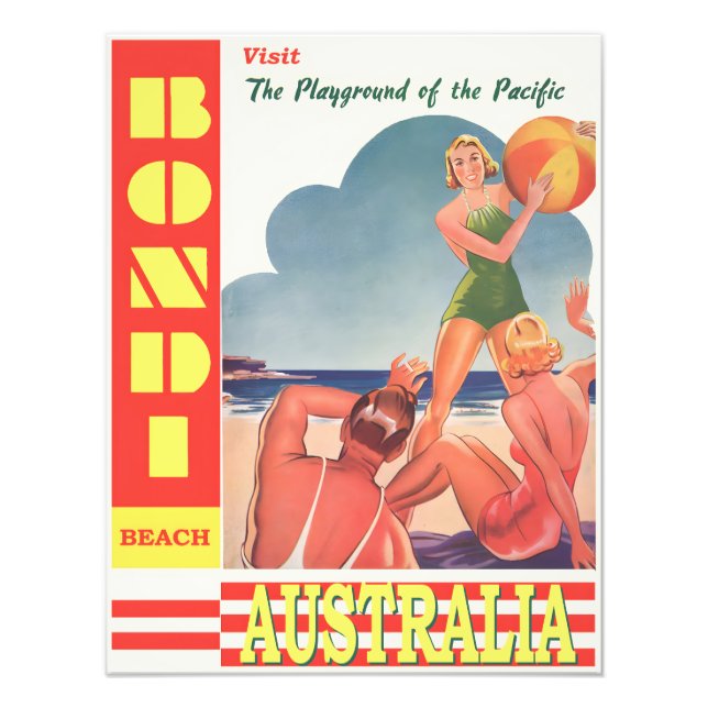 Australia vintage poster (Front)