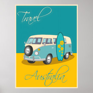 Australia vintage poster