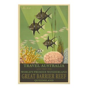 Australia vintage poster
