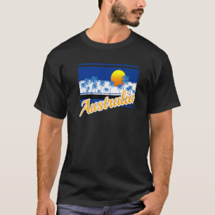 Australia Vintage Surf Style Retro Beach T-Shirt