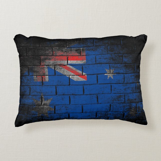 Australia wall flag accent pillow (Front)