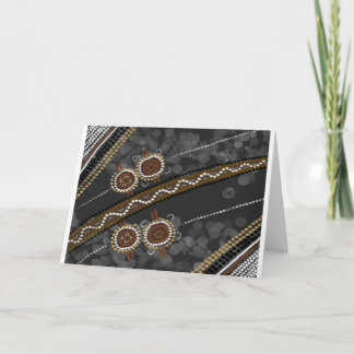 Australian Aboriginal Art - Lost Tribes Card