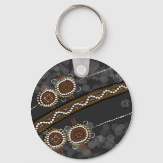 Australian Aboriginal Art - Lost Tribes Keychain