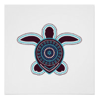 Australian Aboriginal Art Turtle