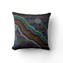 Australian Aboriginal Design Cushion