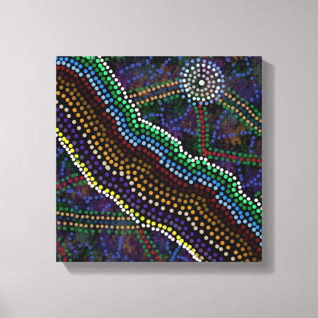 Australian Aboriginal Design Print (Front)